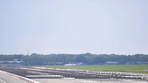 Airplane landing Stock Footage 84790225