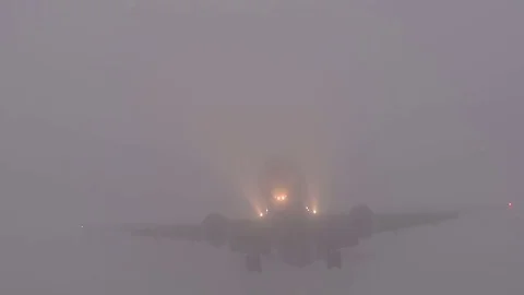 Airplane landing Stock Footage 84790566