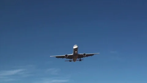 Airplane landing Vidéo 85687477