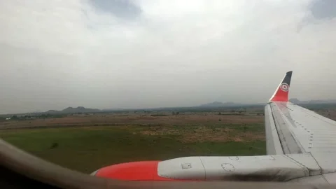 Airplane landing Stock Footage 240015681