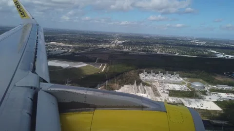 Airplane Landing Stock Footage 243400789