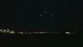 Airplane landing at night HD Footage