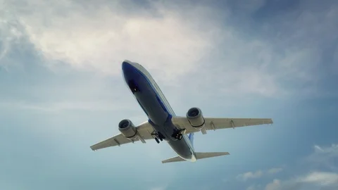 Airplane Landing Perth Australia second version Stock Footage 98010934