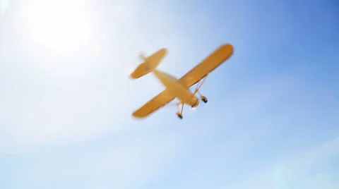 Airplane Landing Sequence Tilt Shift Video stock 31821604