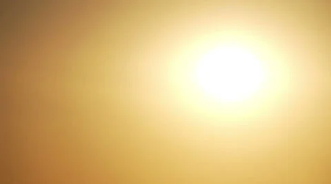 Airplane lands at sunset Video stock 26598399