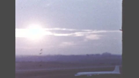 Airplane Lifting Off From Runway Stock-Footage 169362531