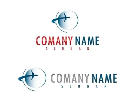 AIRPLANE LOGO Stock Illustration