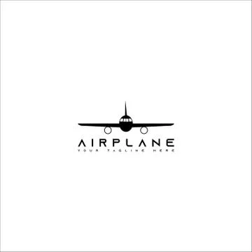 AIRPLANE LOGO Stock Illustration