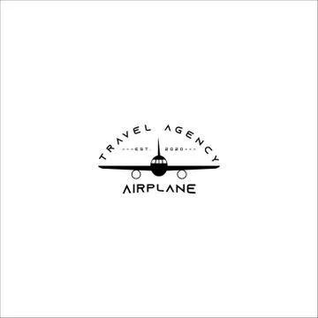 AIRPLANE LOGO Stock Illustration