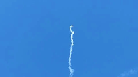 Airplane Loop Footage Video stock 285347159