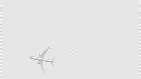 Airplane map 1 스톡 동영상 201998054