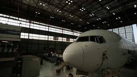 Airplane nose Stock-Footage 77051499