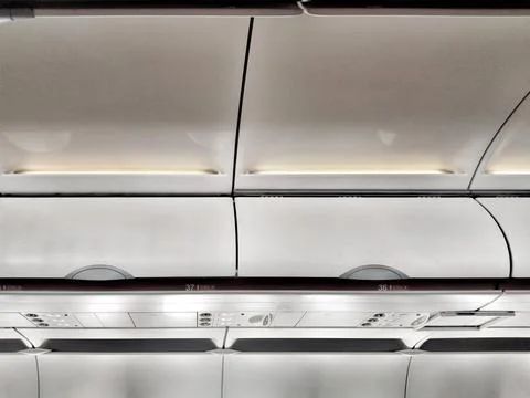 Airplane offer storage Stock Photos