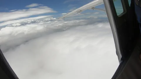 Airplane, open door Stockbeeldmateriaal 244959603