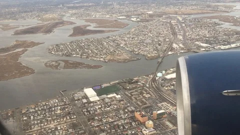 AIRPLANE OUT THE WIN 001 Stock Footage 122836292