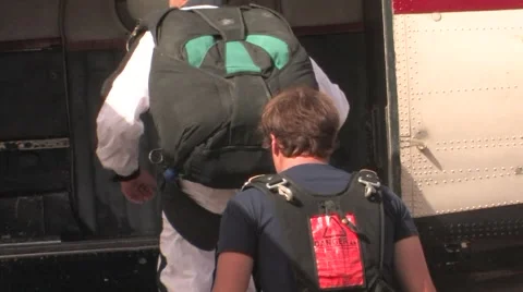 Airplane for Parachuting 스톡 동영상 54536884