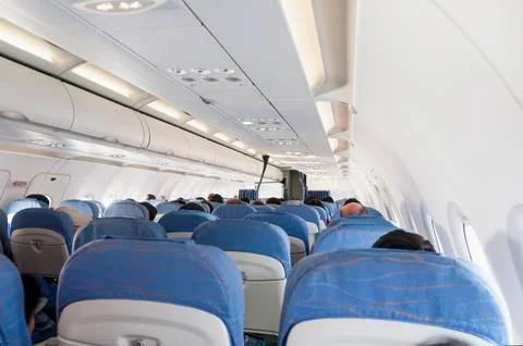 Airplane Passengers Foto stock