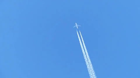 Airplane passing by. Stock Footage 35740912