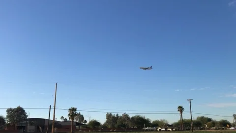 Airplane Passing By Video stock 99711874