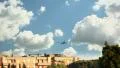 Airplane passing up the houses HD Footage