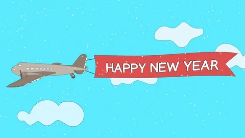 Image result for Happy New Year Airplane