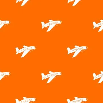 Airplane pattern seamless Stock Illustration