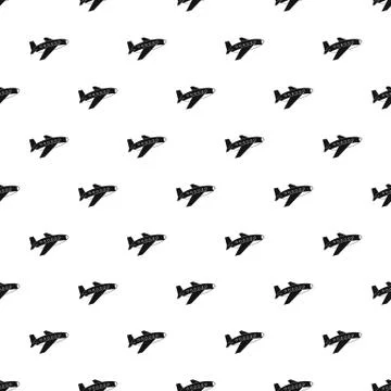 Airplane pattern vector Stock Illustration