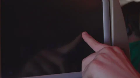 Airplane Personal LCD Video Screen  Stock Footage 67577549