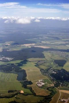 From an airplane Stock Photos