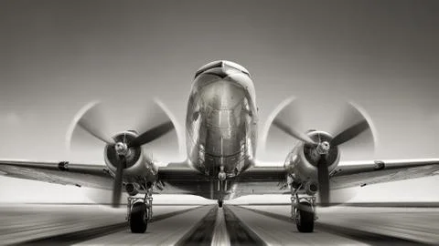Airplane Stock-Fotos