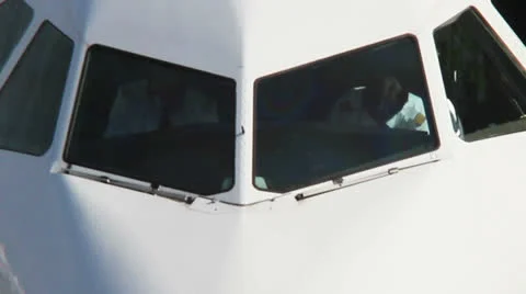 Airplane Pilot 04 Stock Footage 24851096