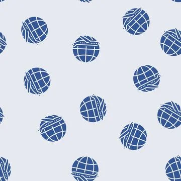 Airplane planet map location glyph seamless pattern 스톡 일러스트