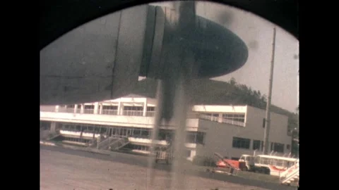 Airplane Propeller Close-Up Stock Footage 278215896