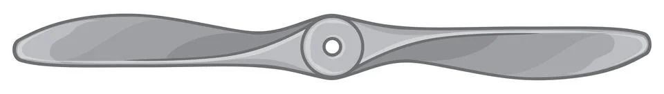 Airplane propeller Stock Illustration