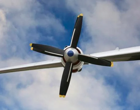 Airplane propeller Stock Photos