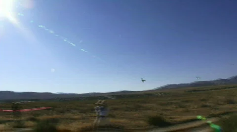 Airplane Races HD 01 Video stock 435147