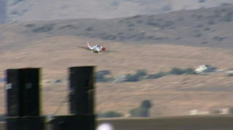 Airplane Races HD 06 Stock Footage