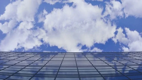 Airplane in reflection Stock Footage 79895393