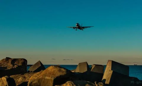 Airplane Rocks Stock Photos