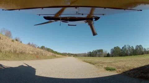 Airplane on runway Stock Footage 22059715