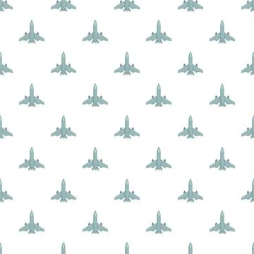 Airplane seamless pattern symbolizing travel and aviation Stock Illustration