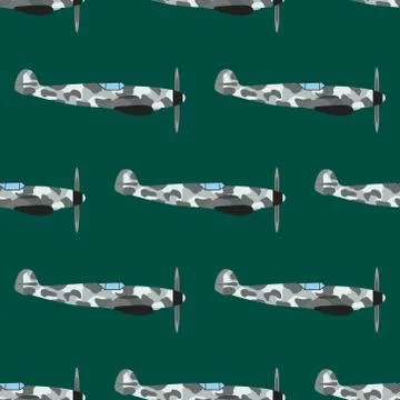 Airplane seamless pattern vector illustration 스톡 일러스트