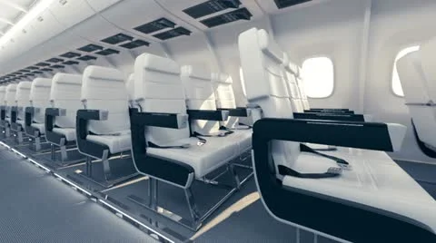 Airplane seats Vídeos de archivo 21587545