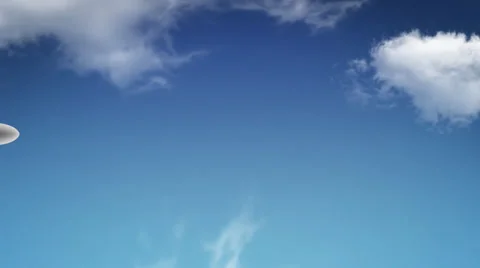 AirPlane in Sky Bottom Side Stock Footage 33823946