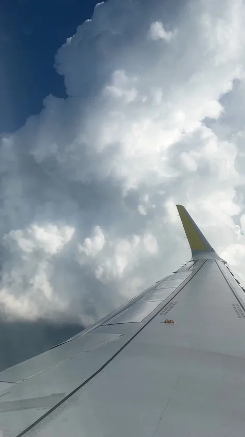 Airplane Sky Cloud Travel Stock Footage 332633508