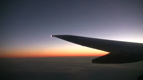 Airplane in Sky Stock Footage 296116