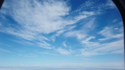 Airplane Sky Stock Footage 108992390