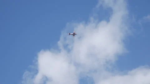 Аirplane in the sky Video stock 151396815