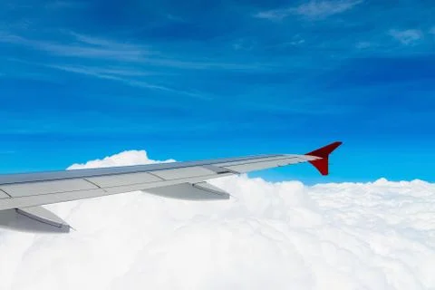 Airplane in the sky Stock Photos