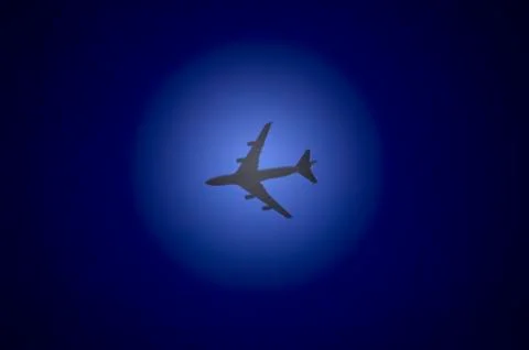 Airplane in the sky Stock Photos
